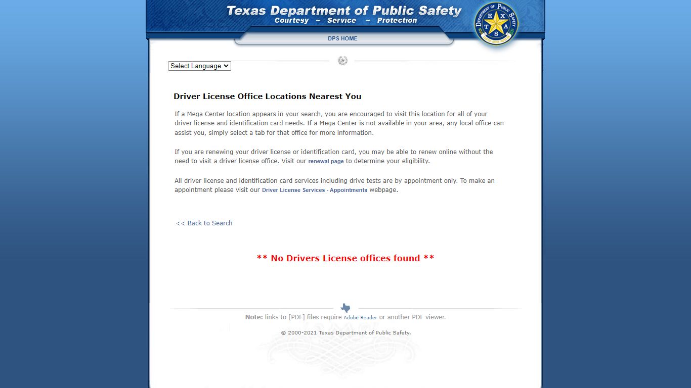 Tx DPS - Driver License office locations